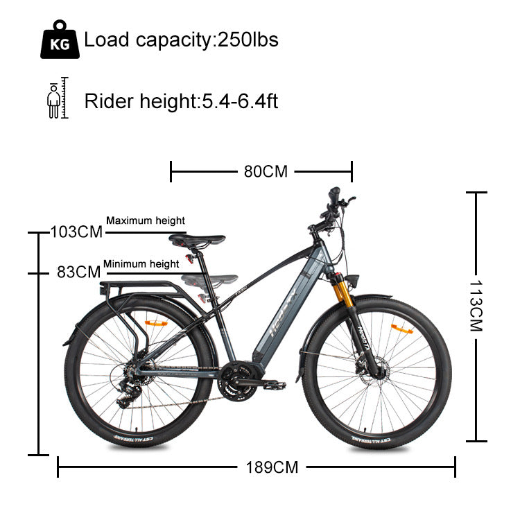 250W city electric-powered bicycle for commuting