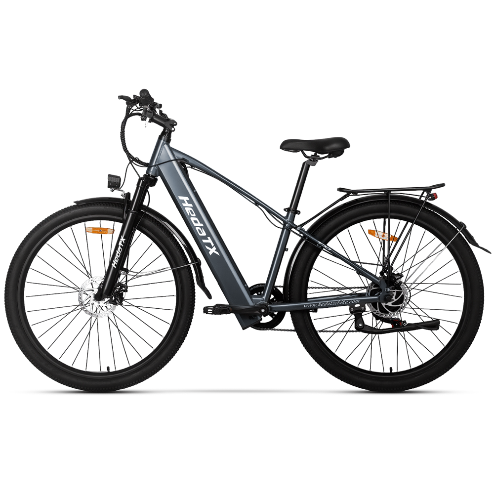 Aluminum alloy frame shock-absorbing electric bicycle 500W Xiongfeng brushless motor 48V16Ah lithium battery mechanical disc brake