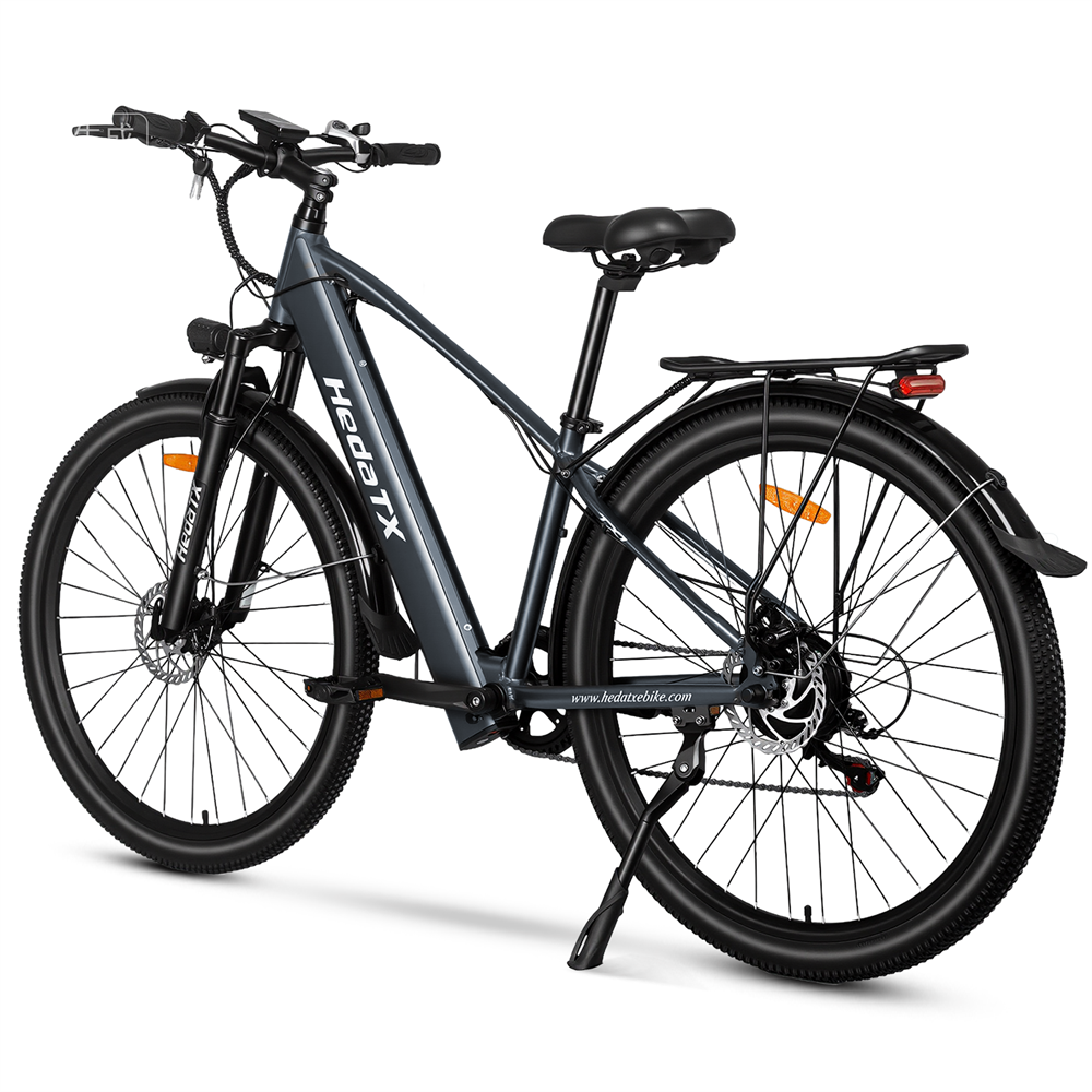 Aluminum alloy frame shock-absorbing electric bicycle 500W Xiongfeng brushless motor 48V16Ah lithium battery mechanical disc brake