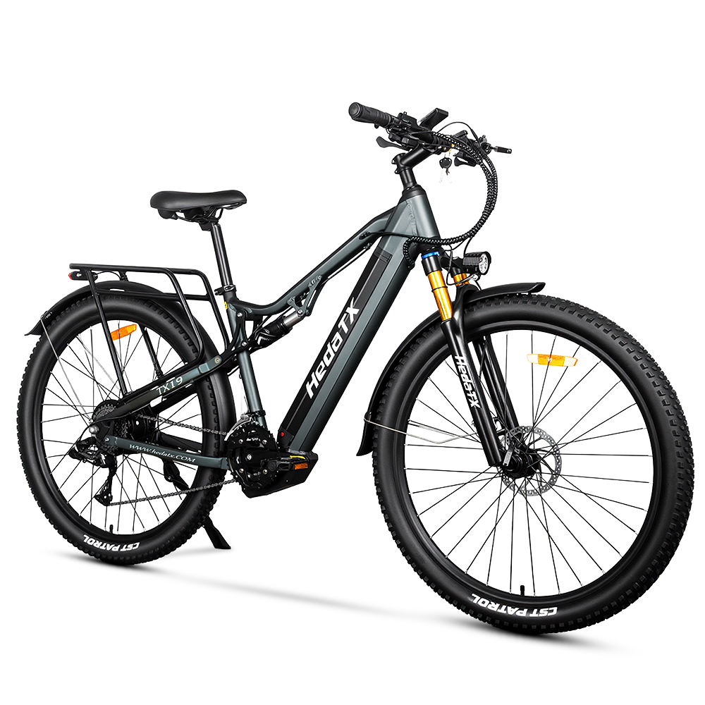 TX19-Mountain electric bicycle with 1000W rear motor and cargo rack