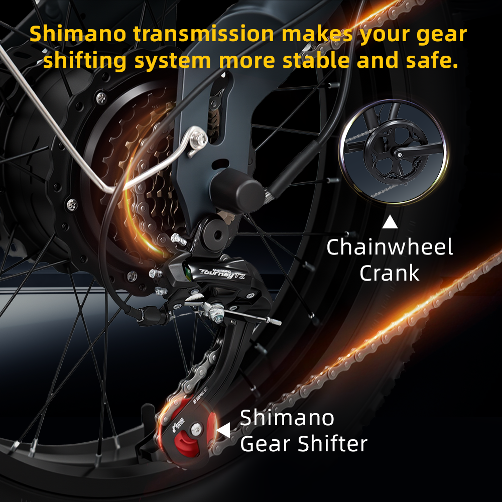 Xuebao US Warehouse Peak750W Foldable Electric Bike