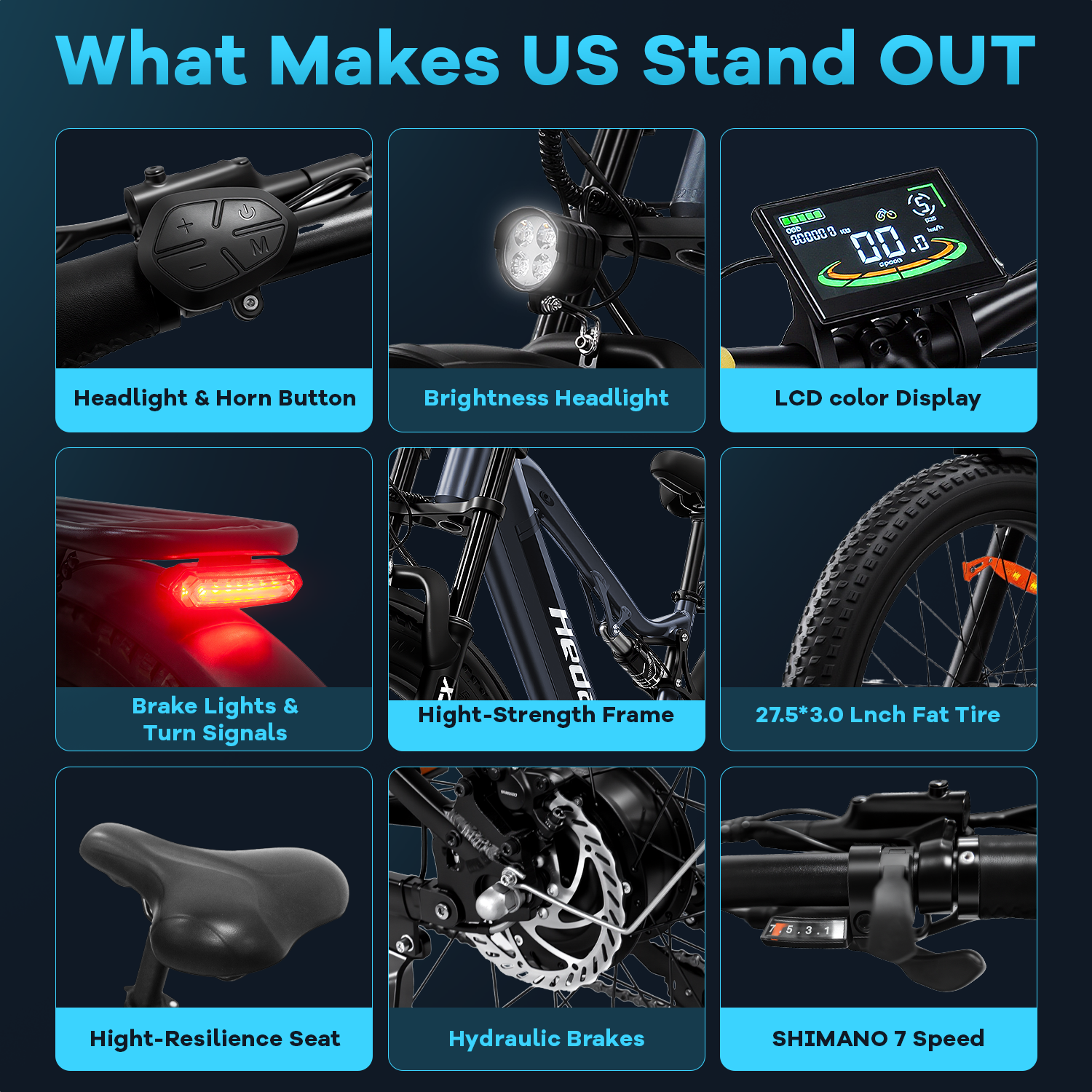 Heda TX29 Dual Motor Electric Mountain Bike