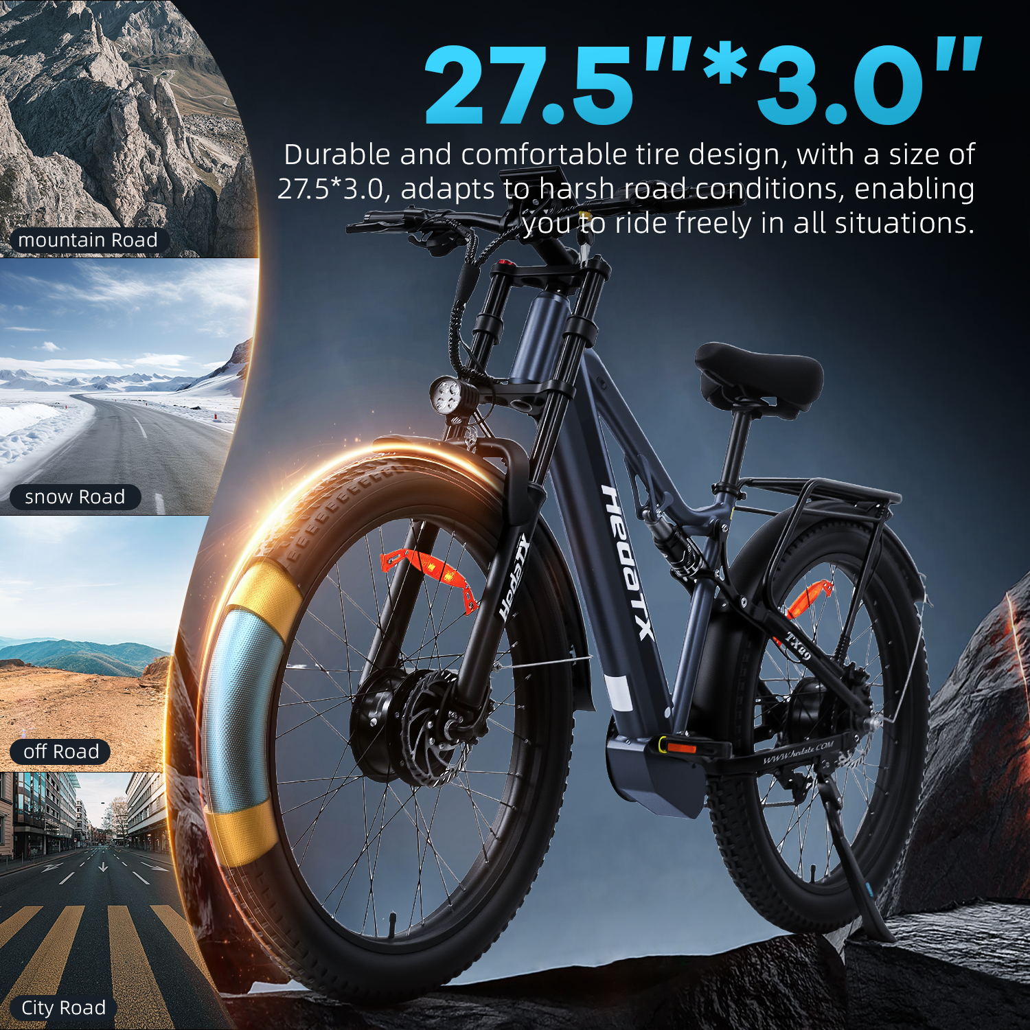 Heda TX29 Dual Motor Electric Mountain Bike