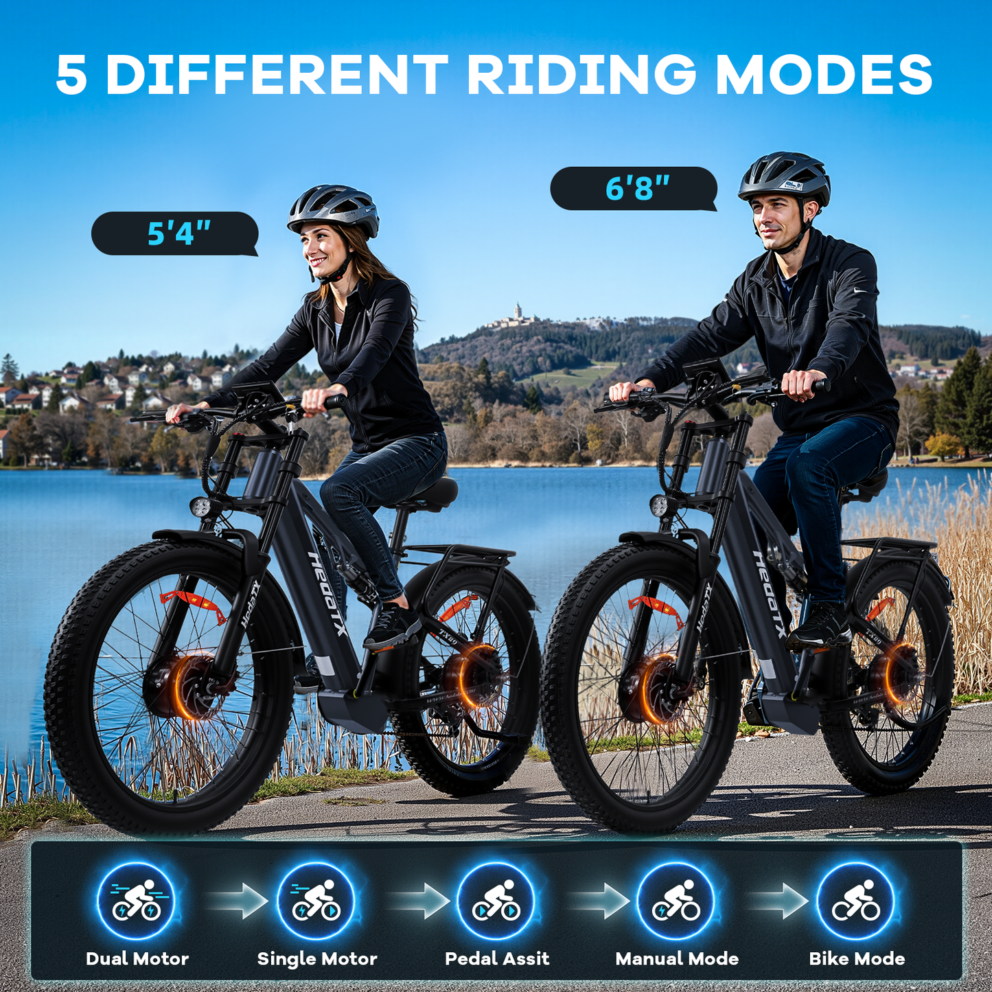 TX29 Dual motor high-power electric mountain bike