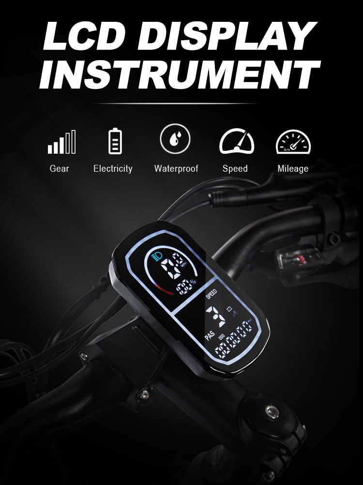 Miejski rower elektryczny 9-biegowy, 500 W, 48 V, 15,6 Ah, 27,5 cala