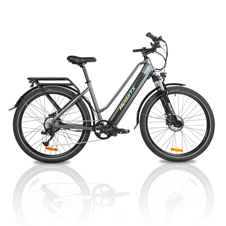 9-speed 500w 48v 15.6Ah 27.5'' city ebike