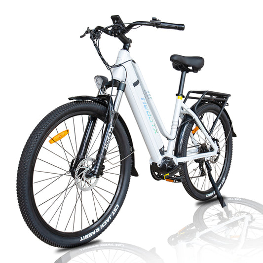 250W Mid-mounted motor city commuter electric bike