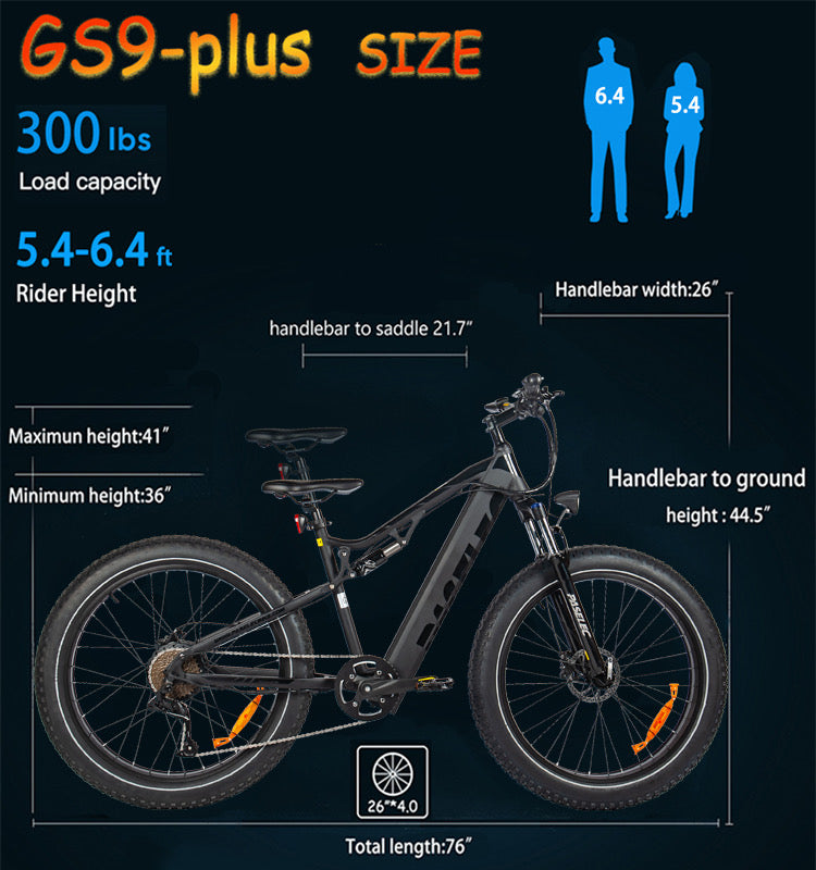 fat tire high quality mountain electric bike