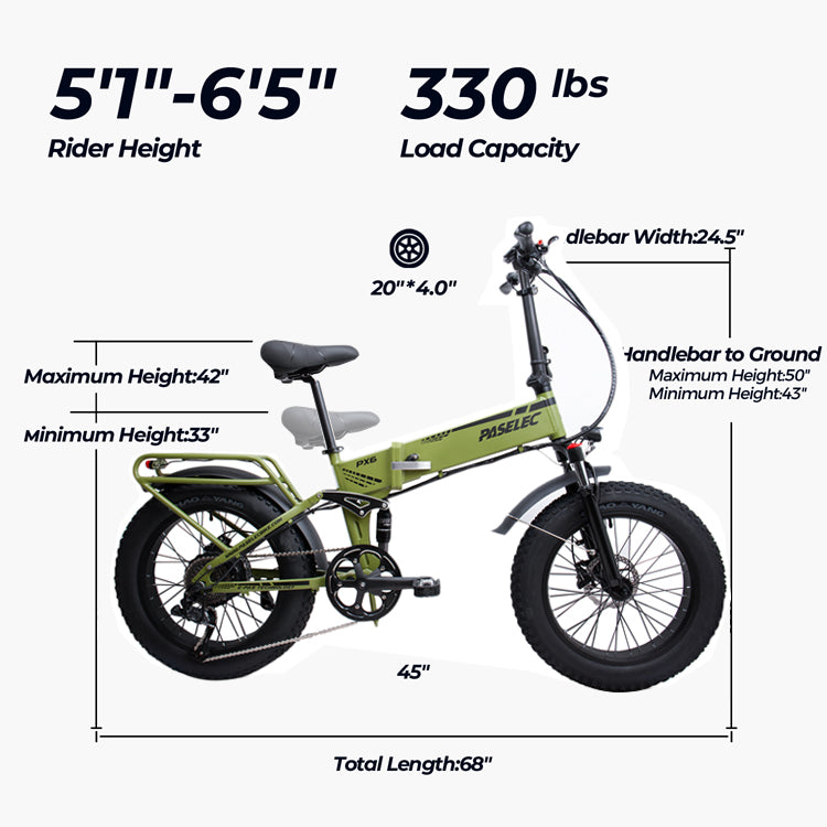 Heda PX6 Electric Folding Urban Bike